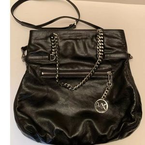 Michael Kors Black Leather Purse